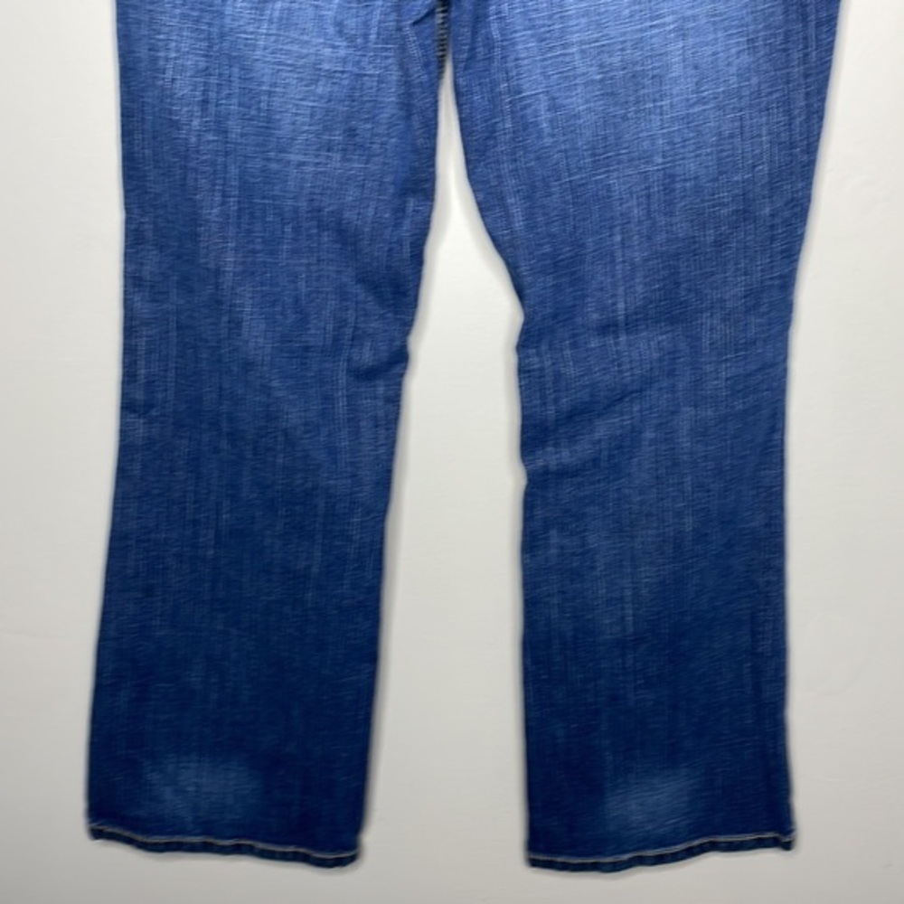 Vintage Y2K Tommy Hilfiger Size 6 Medium Wash Mid Rise Denim Hope Boot Jeans - Picture 9 of 12